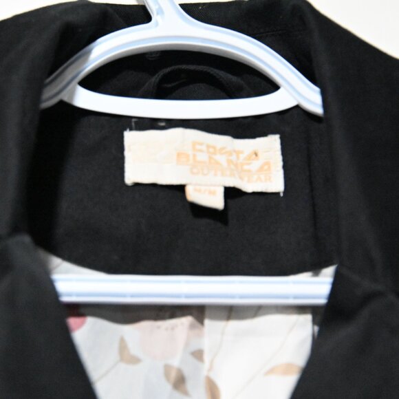 Costa Blanca Outwear Jacket Black in color woman overcoat pockets in front - Picture 4 of 6